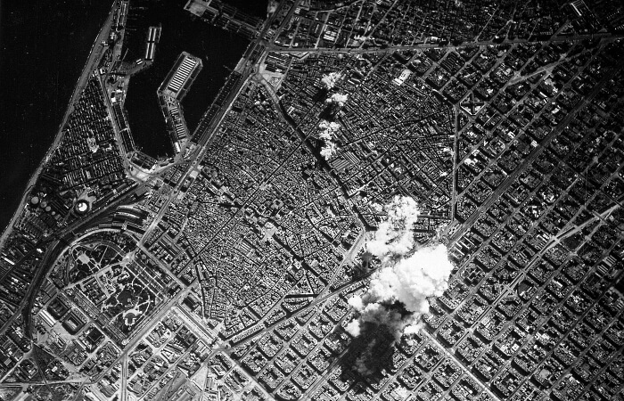 Italienischer Luftangriff auf Barcelona am 17. März 1938